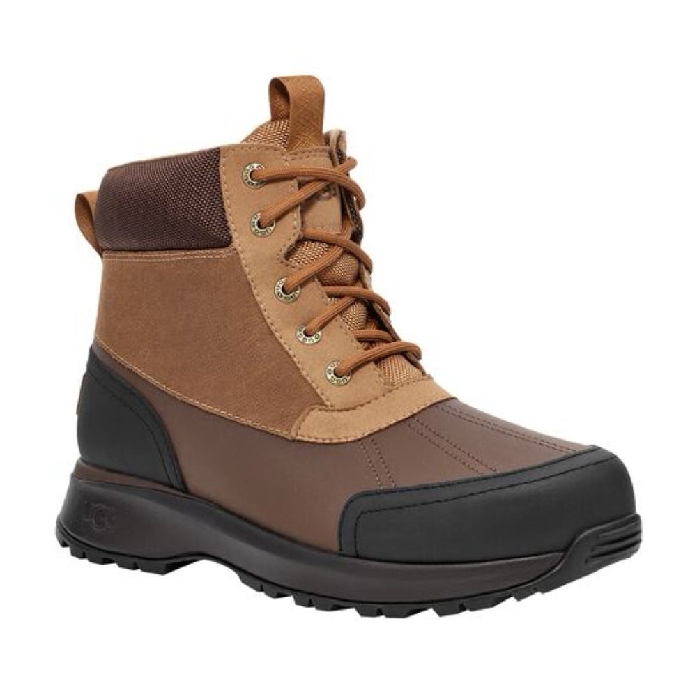 New UGG Men's Emmett Duck Boot Chestnut Waterproof Sz 10